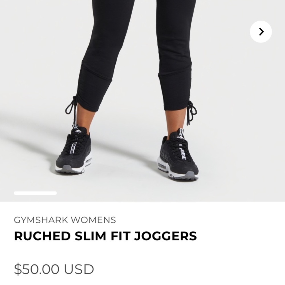 Gymshark Ruched Joggers - Picture 4 of 5
